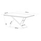 thumbnail image 4 of Juego Comedor Glamour 8 Sillas Café - Blanco, 4 of 6
