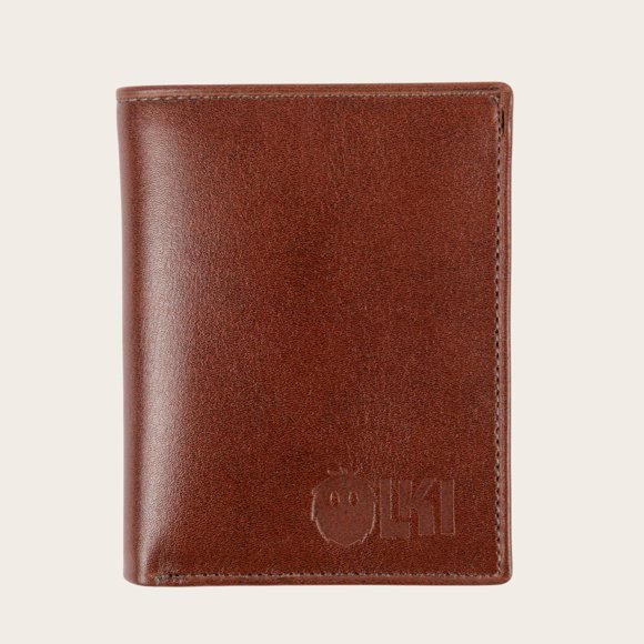 Billetera de Cuero SlimWallet OLKI Maule - Castaño