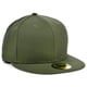 thumbnail image 3 of Gorra New Era Blank Custom 59FIFTY ajustada con pico plano, color oliva, 3 of 5