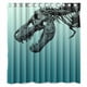 thumbnail image 1 of Cortina de ducha minimalista con fósiles de dinosaurios, juego de cortina de baño con ganchos, tamaño 66 x 72 pulgadas, 1 of 3