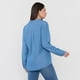thumbnail image 2 of Blusa Mujer Camisera Tencel Azul Medio Corona, 2 of 5