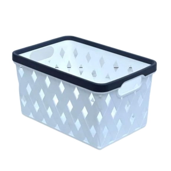 Canasto Organizador Plastico Multiusos 3.5 Litros - Blanco