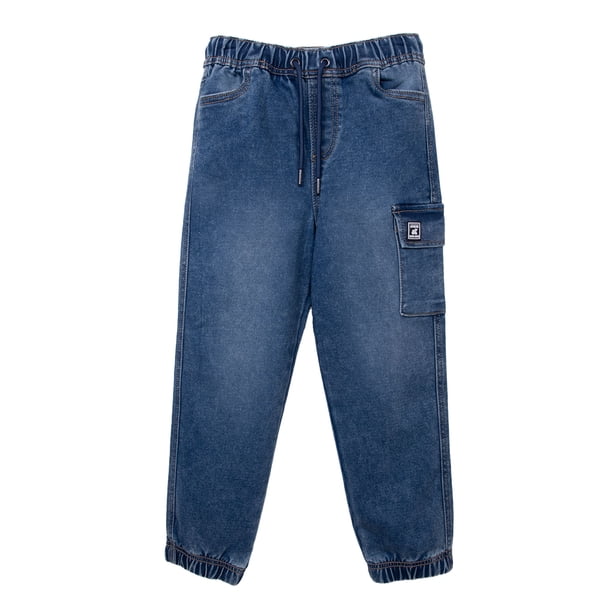Jeans Niño Jogger con Bolsillo Denim