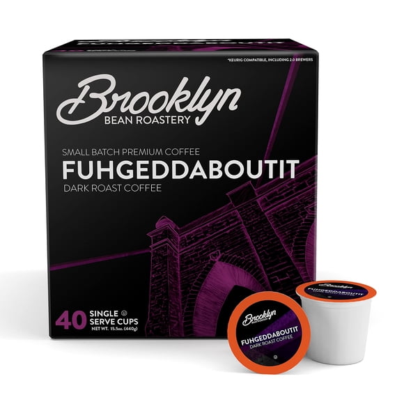 Cápsulas de café Brooklyn Beans Fuhgeddaboutit 40 compatibles con Keurig 2.0
