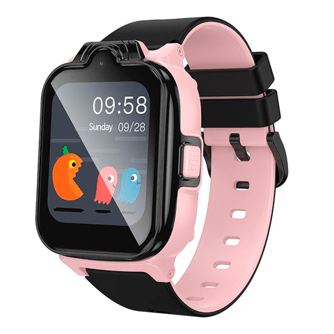 Smartwatch Niños 4G Gps Llamadas Cámara Sos Hoco Y104 Rosa