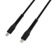 thumbnail image 5 of Cable Cargador Sleve Line X Usb Tipo C A Lightning Black, 5 of 5