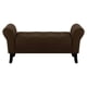 thumbnail image 1 of Banqueta Baul Lua 2c Felpa 20 Chocolate, 1 of 6