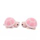 thumbnail image 3 of Figura de juguete caiyjhao 2 piezas Tortuga de crochet rosa, 3 of 5