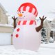 thumbnail image 5 of Muñeco de nieve inflable navideño GOOSH de 1,5 m con luz giratoria, 5 of 6