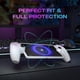 thumbnail image 2 of Funda protectora para PlayStation Portal,8 tapas de agarre del pulgar 2 anillos de precisión para la funda de silicona suave PS Portal-Blanco, 2 of 7