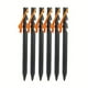 thumbnail image 3 of 6/12pcs Aluminum Ground Nail, Tent Stakes With Reflective Rope Nail Lightweight Tent Pegs For Gardening Camping Trip Hiking(black), 3 of 4