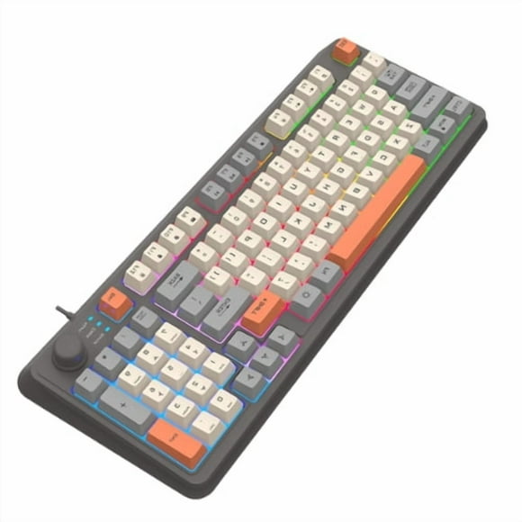 Teclado K82 + Mouse para PC gamer con luces LED RGB