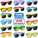 thumbnail image 2 of Gafas De Sol Para Niños Neón Paquete De 24 Unidades Con Protección Uv400, 2 of 7