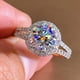 thumbnail image 3 of Elegant Women's Zircon Ring for Engagement and Cocktail Parties, 3 of 4