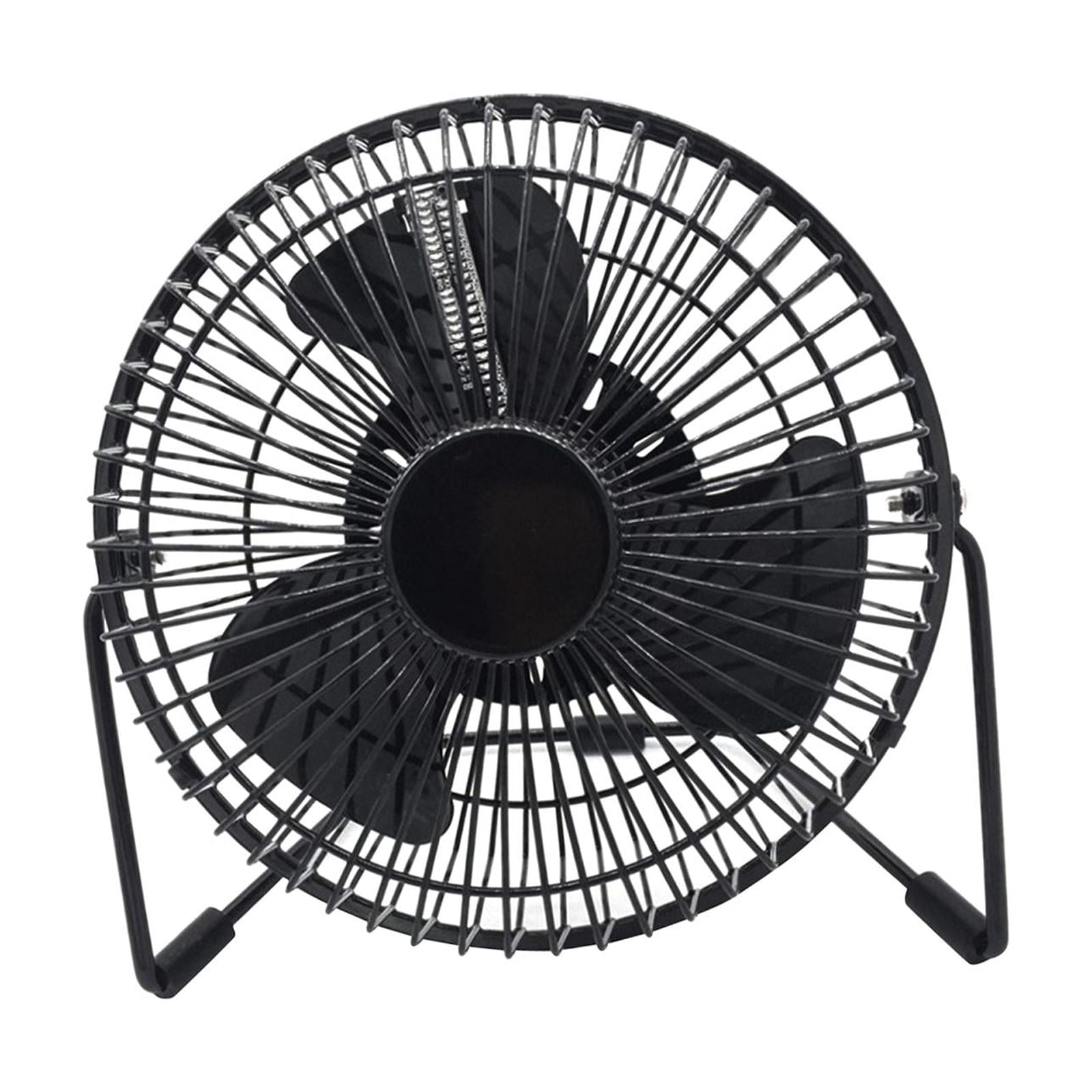 Bothyi - Ventilador De Reloj Led Usb Con Función De Visualización En Tiempo Real Ventilador De Escritorio De Oficina Temperatura De 6 Pulgadas