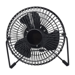 Bothyi - Ventilador De Reloj Led Usb Con Función De Visualización En Tiempo Real Ventilador De Escritorio De Oficina Temperatura De 6 Pulgadas