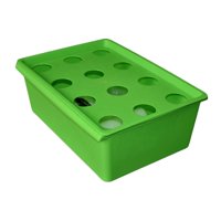Magideal - Caja De Cultivo Para Hidropónico Herramientas Hidropónicas Caja De Cultivo Hidropónico Resistente Al Desgaste Con 12 Orificios Para Plantar
