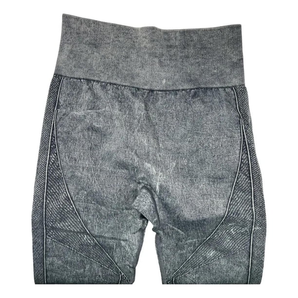 Leggings Deportivos Calza Levanta Cola Gluteo Gym Para Mujer gris oscuro M