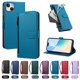 thumbnail image 4 of Funda con Billetera para [iPhone 15 Plus] con Bolsillo Zipper y Tarjetero Azul lago, 4 of 6
