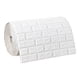 thumbnail image 3 of Paneles De Pared De Ladrillo Falso, Papel Tapiz Moderno De Espuma Para Baño, Lavadero, Protector Contra Salpicaduras, Color Blanco, 3 of 5
