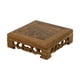 thumbnail image 3 of Pedestal De Madera Con Base De Artesanía Tradicional Para Decoración Del Hogar Y La Oficina, 8 X 8 X 3,8 Cm, 3 of 5