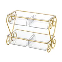 Bothyi - Bandeja Para Servir Bocadillos Con Divisiones, Caja De Almacenamiento De Alimentos Versátil Para Cenas Familiares