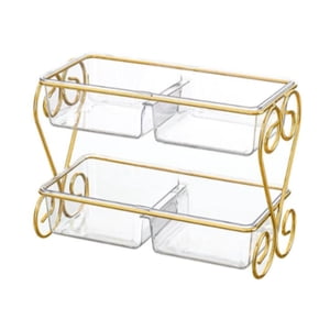 Bothyi - Bandeja Para Servir Bocadillos Con Divisiones, Caja De Almacenamiento De Alimentos Versátil Para Cenas Familiares