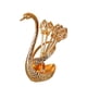 thumbnail image 1 of Conjunto De Cuchara De Café De Oro Cucharas Largas De 6 Piezas De 4 Pulgadas Con Soporte Decorativo De Base De Cisne Para Café Fruta Postre Agitación Mezcla, 1 of 3
