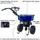thumbnail image 3 of Esparcidor Chapin 88300B SaltPro de 80 lb, de empuje, 3 of 7