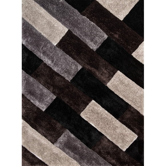 Alfombra United Weavers Finesse Chichi 56 x 91 cm Negra