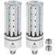 thumbnail image 1 of Bombillas LED tipo maíz ZP, 100 W, 5000 K, luz diurna, 15 000 lm, paquete de 2, 1 of 7
