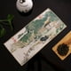 thumbnail image 1 of 1pc Chinese Style Zen-Inspired Velvet Tea Towel - Multi-Functional High-Grade Painted Tablecloth for a Stylish Tea Experience, 1 of 5