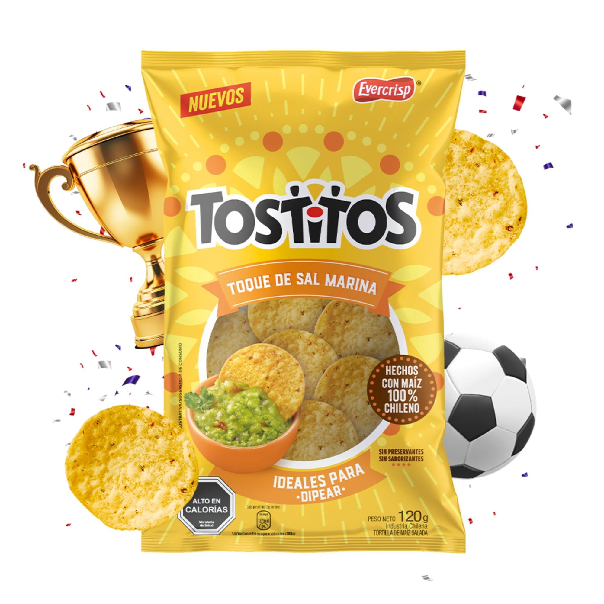 Tortilla De Maíz Tostitos Sal 120 g Evercrisp