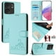 thumbnail image 5 of Funda tipo cartera FOXDOCK para BLU View 5 con soporte, ranuras, RFID, diseño de gato, 5 of 5