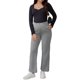 thumbnail image 2 of INSPIRE CHIC Pantalones de Maternidad para Mujeres, Cintura Elástica con Cordón, Sobre el Vientre, Pierna Ancha, Pantalones de Embarazo con Bolsillos M Gris Claro, 2 of 6