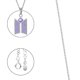 thumbnail image 5 of Collar YANENG KPOP Bangtan con circonitas cúbicas para niños, 5 of 5
