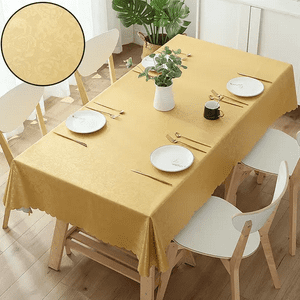 Genérico - Mantel Redondo 180X180 Color Mostaza