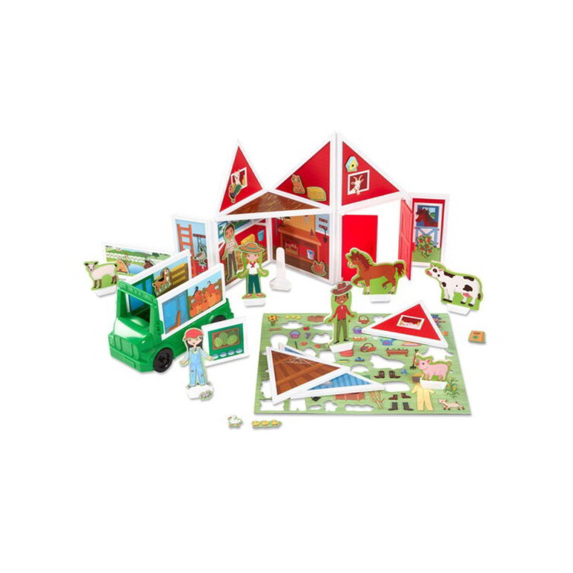 Juego de Construcción Magnetivity Granja.
