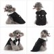 thumbnail image 1 of Conjunto De Traje De Esmoquin Con Pajarita Para Perro Pequeño, Camisa Formal Para Cachorro Y Gato Con Pajarita Ajustable Para Fiesta De Boda (negro), 1 of 5
