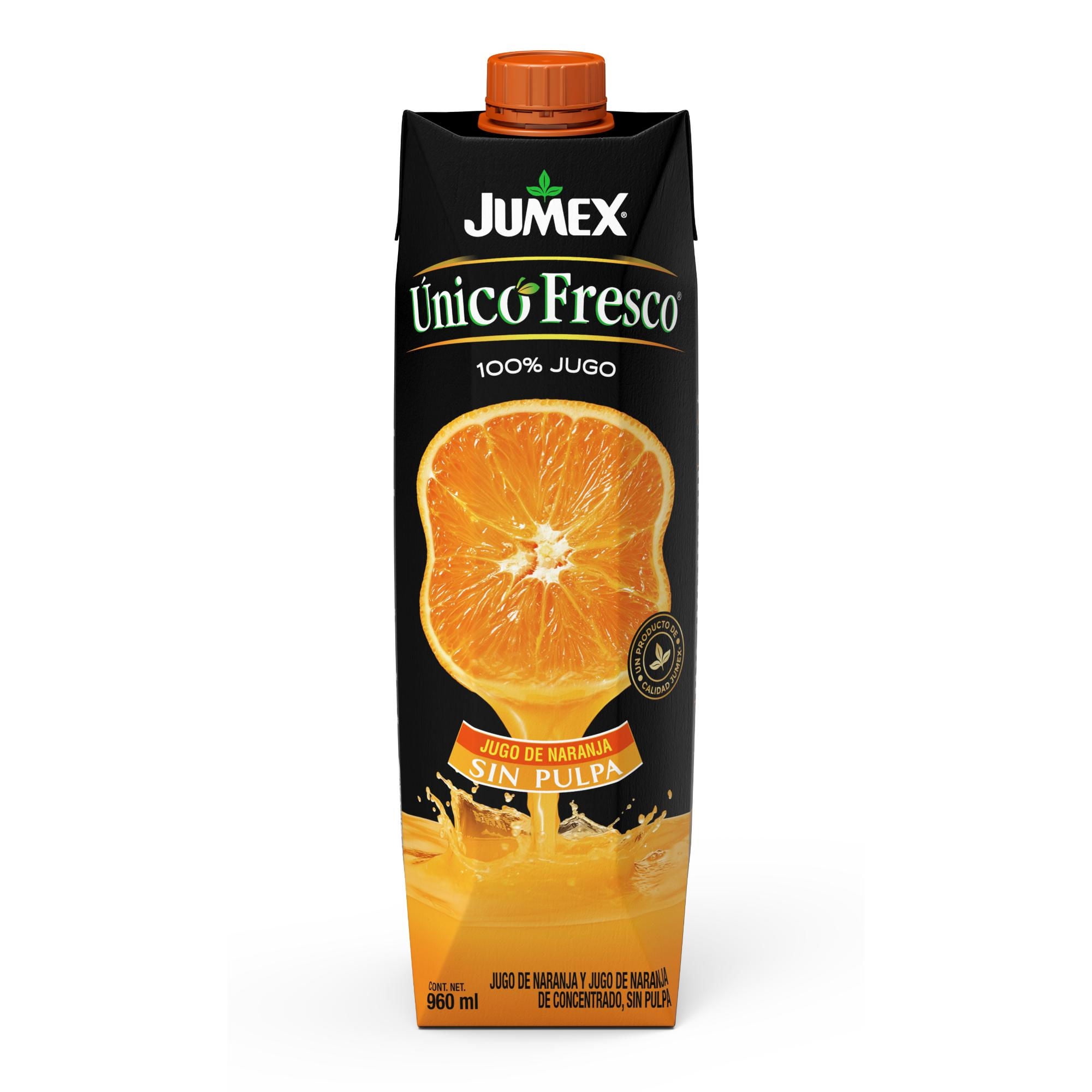 Jugo Naranja Sin Pulpa Tretra Pak 960 ml Jumex