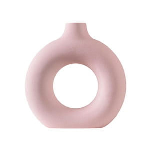 Bothyi - Florero De Cerámica Moderno Maceta Maceta Contenedor De Flores Para Escritorio 17 Cm X 18 Cm X 3 Cm