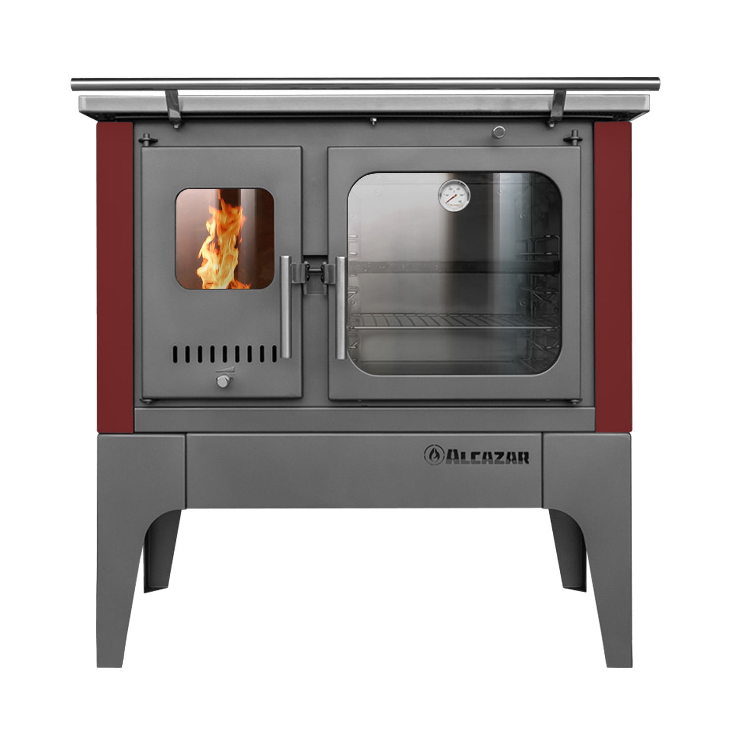 Alcazar - Cocina A Leña Europea S900 Burdeo