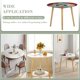 thumbnail image 3 of Kindergarten: El musical-theme Fitted Round Tablecloths Elastic Edged Table Covers Waterproof Table Cloth for Kitchen Holiday Party Tables Decor 120cm, 3 of 6