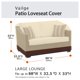 thumbnail image 2 of Funda impermeable beige para sofá de patio Vailge, resistente y de alta durabilidad, 2 of 8