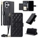 thumbnail image 1 of Funda tipo billetera FOXDOCK para iPhone 16 Plus – Tapa abatible con correa para mujer, 1 of 5