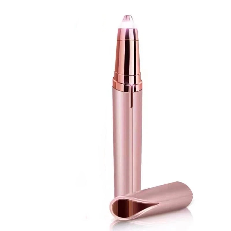Xusx111 - Eliminador De Pelo De Cejas Afitadora Eléctrica Para Mujeres Con Luz Led Para La Eliminación De Pelo Instantánea E Indolora Ipx6 Impermeable (oro Rosa)