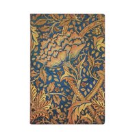 Paperblanks - Libreta William Morris Tapa Flexible Con Lineas, Mini