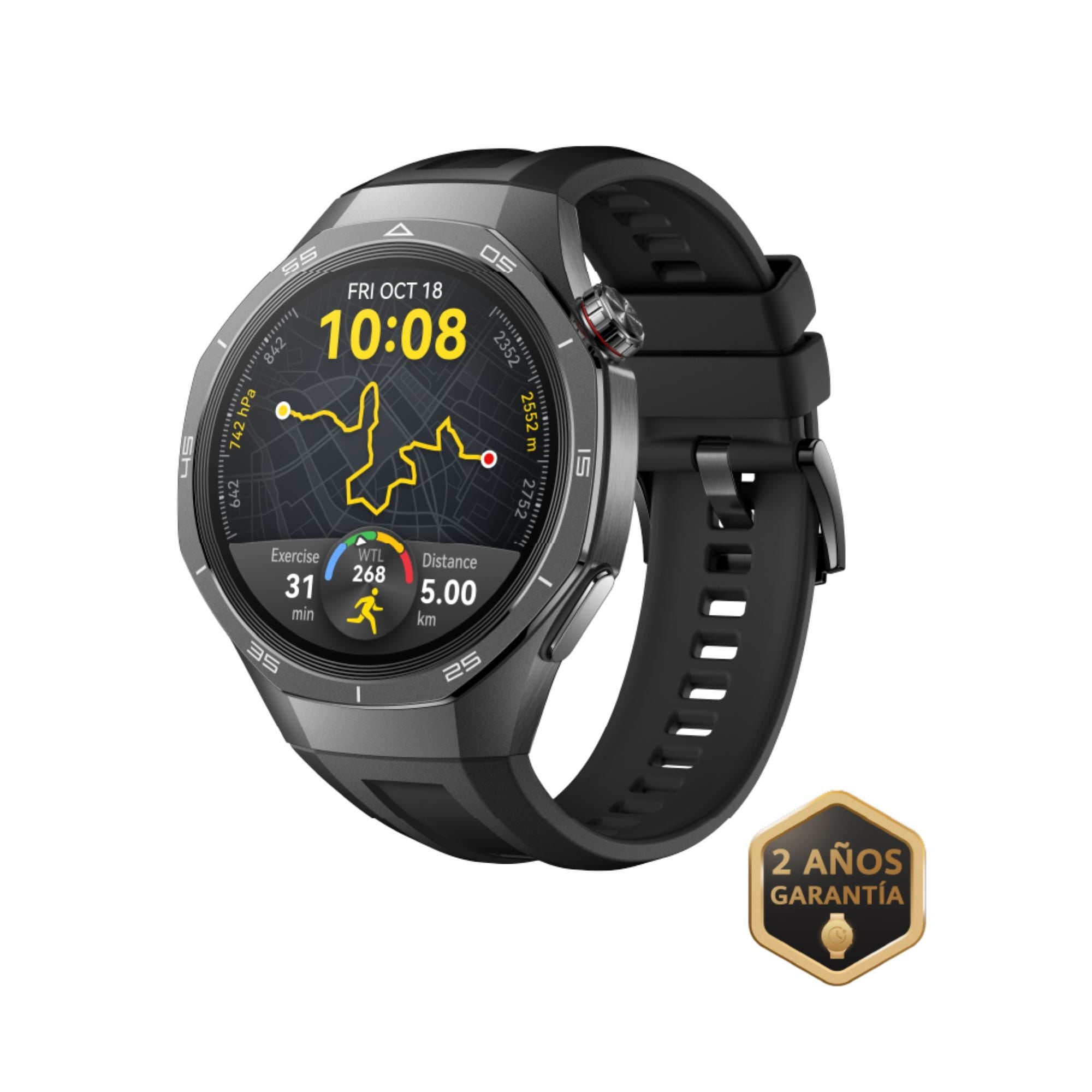 Huawei - Smartwatch Watch Gt 5 Pro 46Mm Black Fluoroelastomer