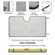 thumbnail image 2 of Patrulla Canina Parasol para Parabrisas Delantero Protector Plegable, Visera Solar para Auto Bloquea Rayos UV Mantiene tu Vehículo Fresco 150cm*70cm, 2 of 6