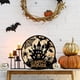 thumbnail image 2 of 1pc Scary Porch Decor - Welcome Sign for Halloween Wreath, Happy Halloween Door Hanging, Christmas Ornaments Balls - Wooden Home Decorations Sign for Halloween Party Decor, 2 of 4